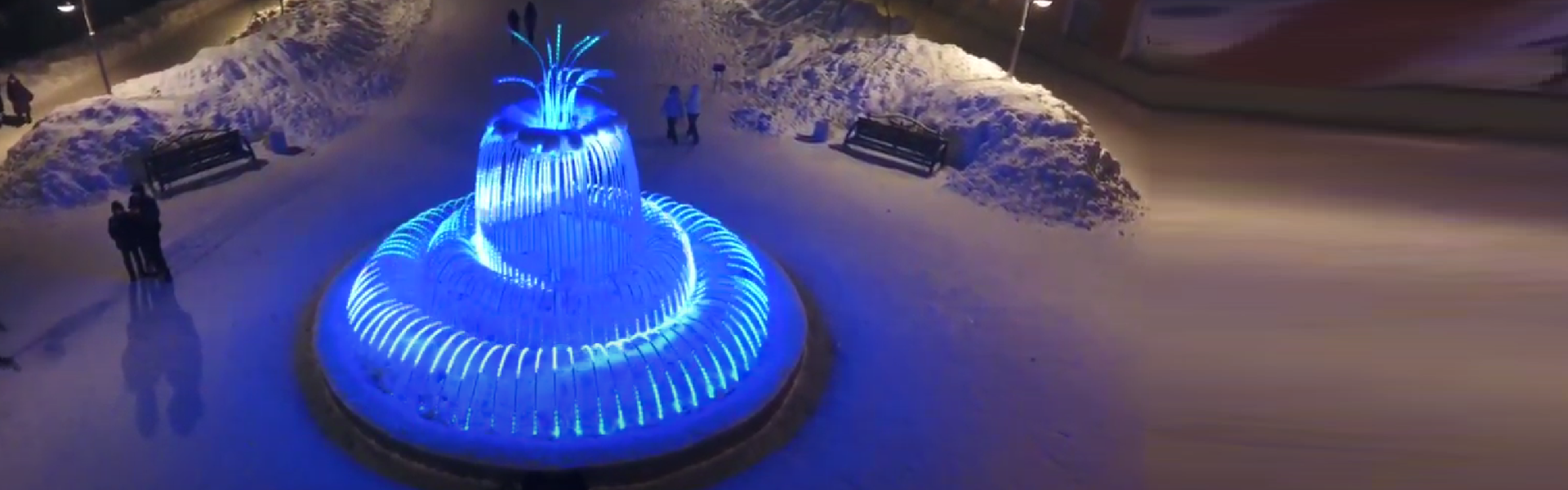 Светодиодный фонтан «Медуза»