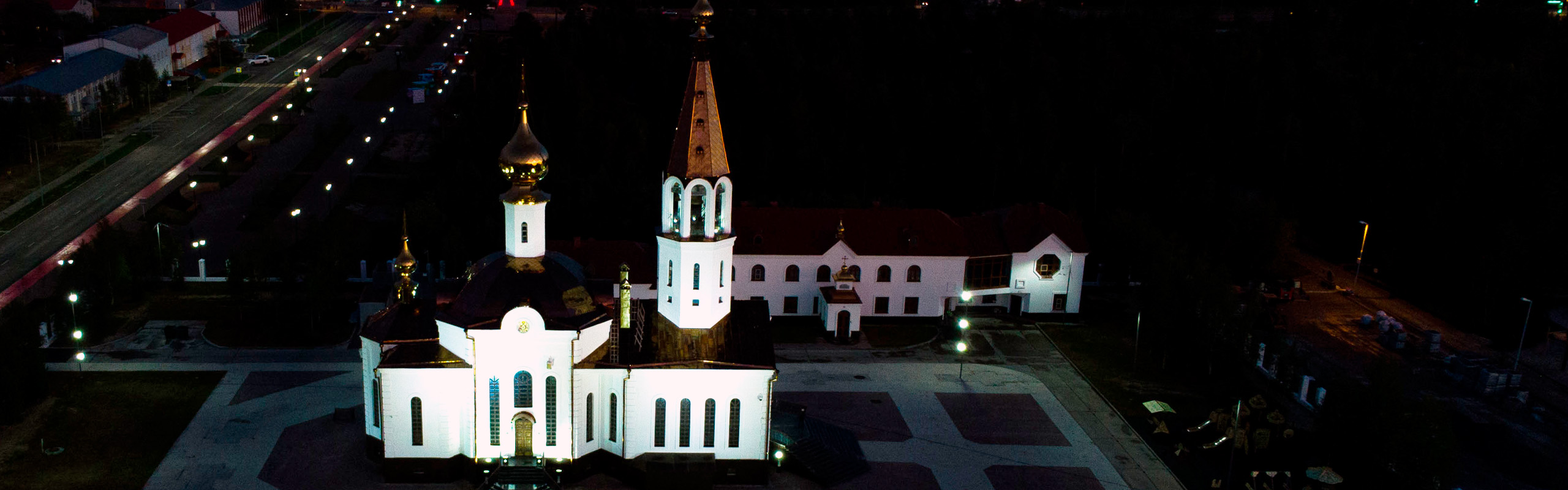 Архитектурная подсветка храма