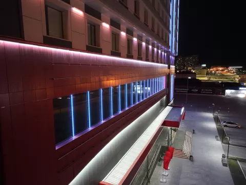 Архитектурная подсветка многофункционального комплекса «Арсиб Тауэр» 