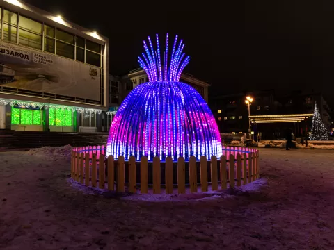 Светодиодный фонтан