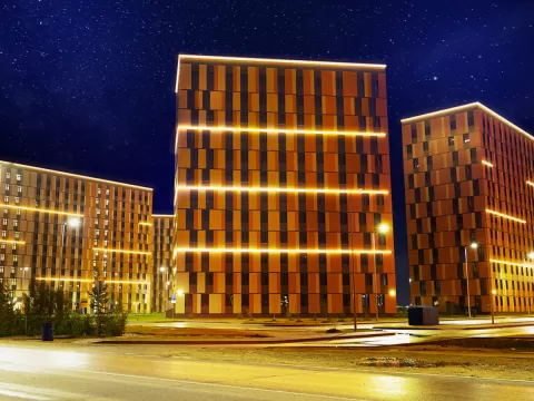 Архитектурная подсветка жилых домов